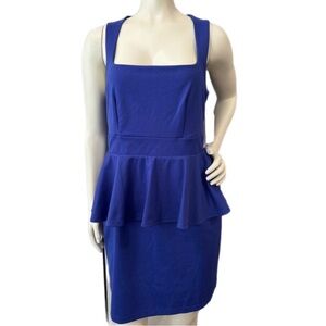 Bar III Peplum Dress
